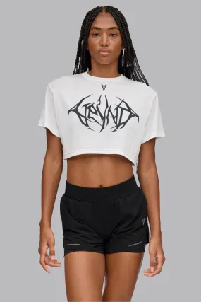 V_SYLK GRAPHIC BOXY T-SHIRT - Optic White