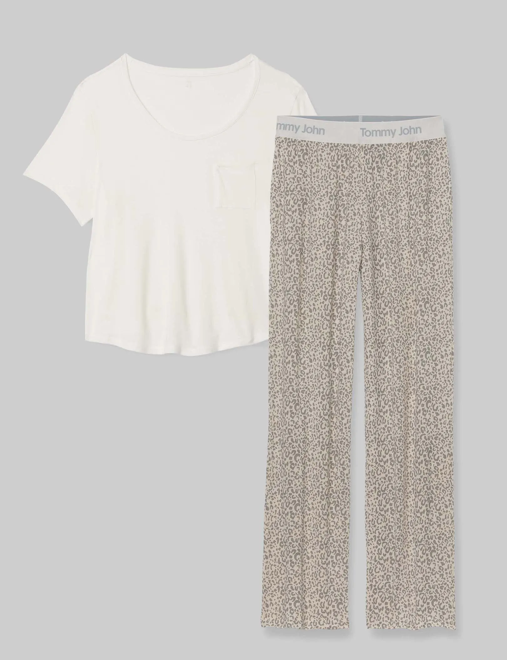 Women's Second Skin Sleep Pocket Tee & Pant Set