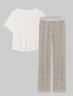 Women's Second Skin Sleep Pocket Tee & Pant Set